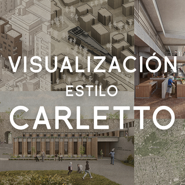 Portadas de los cursos de Visualización Estilo Carletto