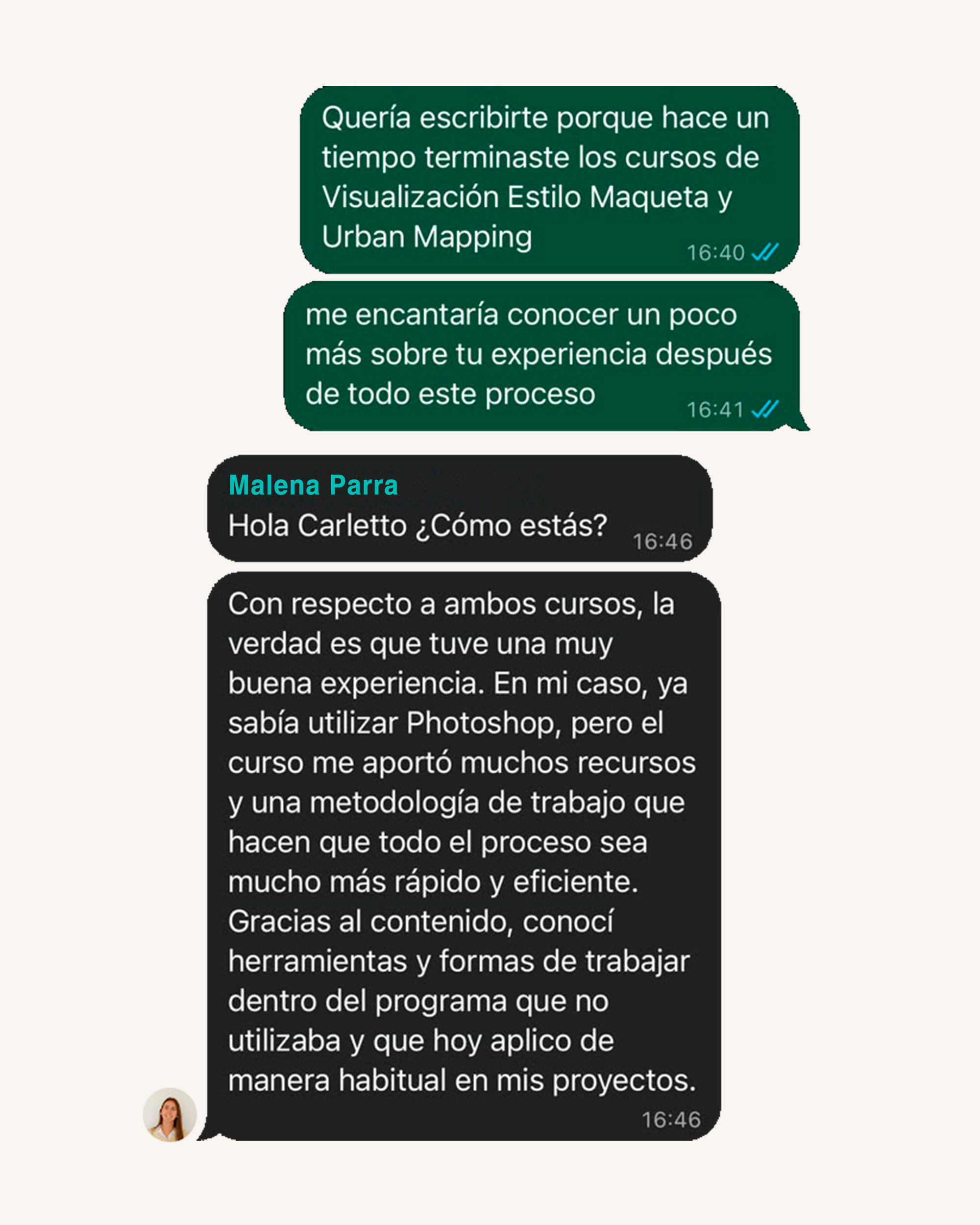 ¿Qué comentan nuestros alumnos? — 5
